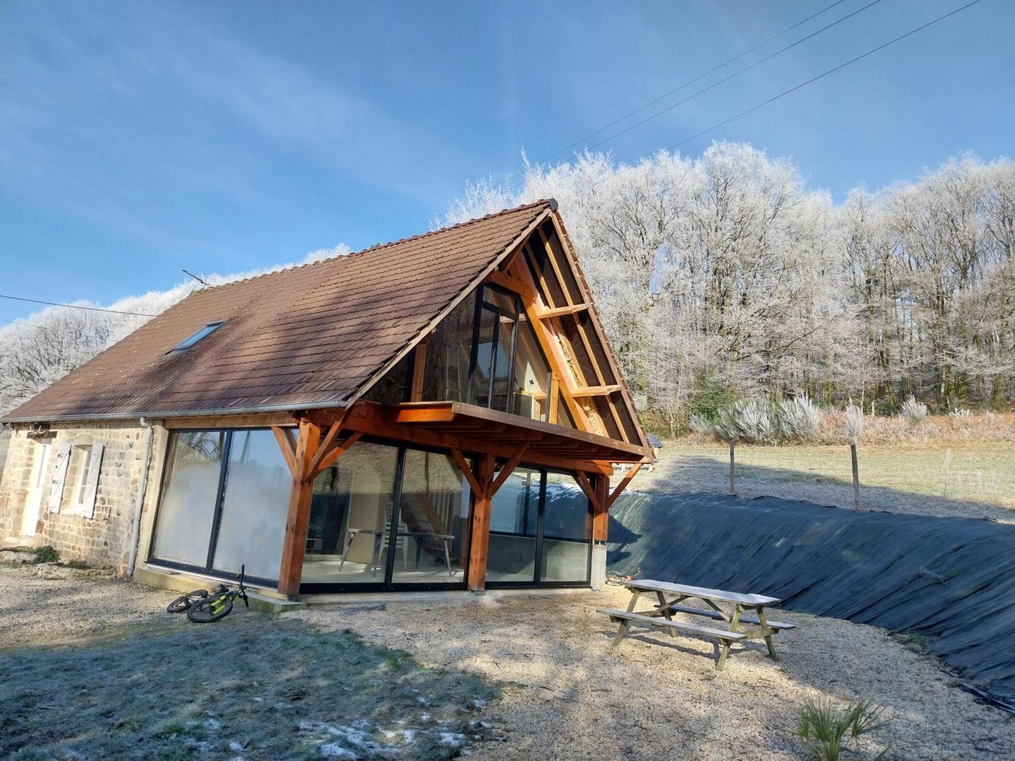 Gîte en lisière de forêt andaine Perrou Exterior foto